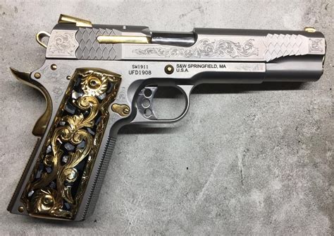 The process of gold plating a 1911 pistol