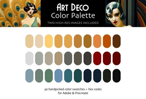 1920s Color Palette Inspiration