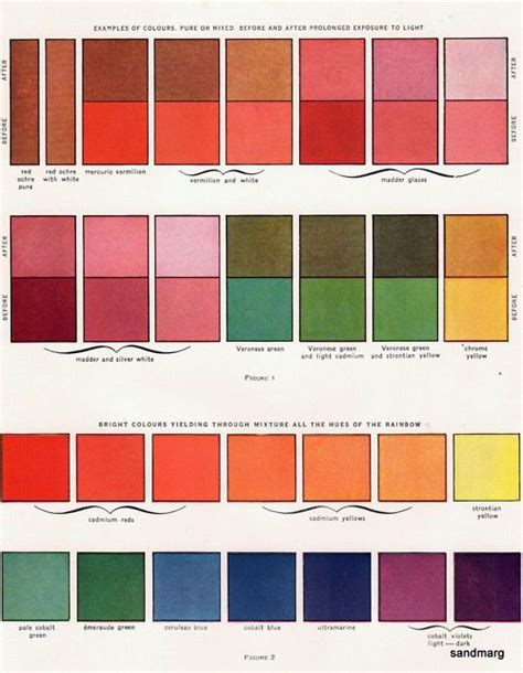 1940s Color Palette Art Images