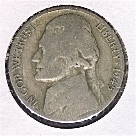 1945 P Nickel Image 4