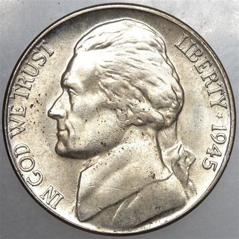 1945 P Nickel Image 6