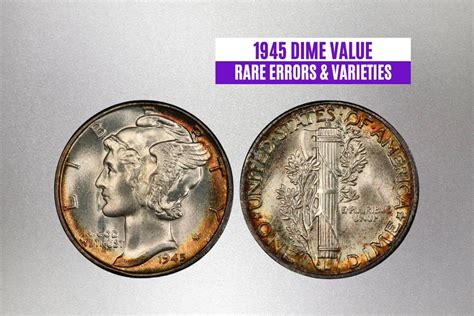 1945 US dime error coins