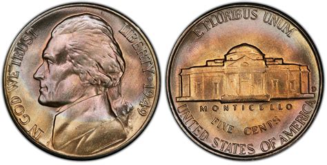 1949 Nickel Image 5