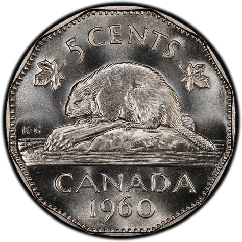 1960 Canadian Nickel Edge