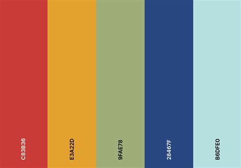 1960s Color Palette Inspiration 2