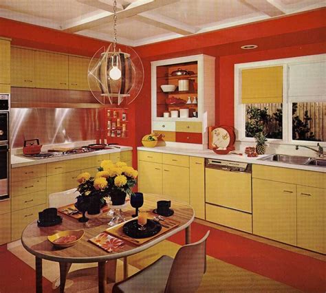 Home decor colors of the 1970s