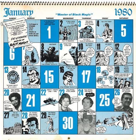 1980 Calendar Film