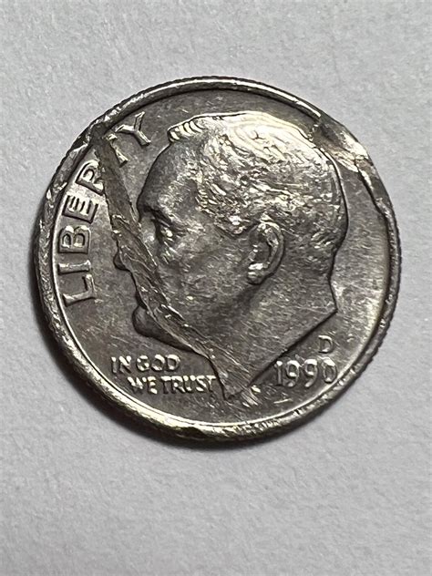 1990 Dime Error