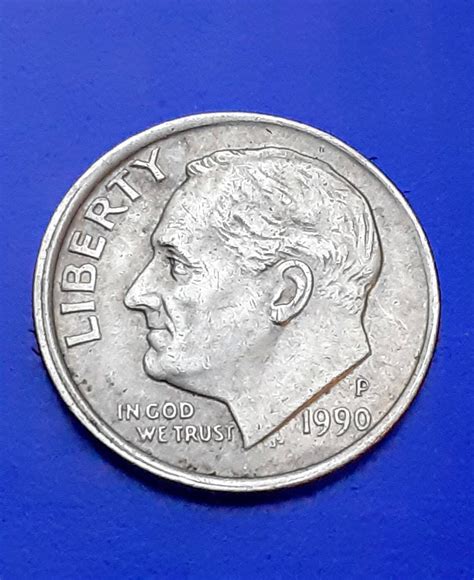 1990 Off-Center Dime Error