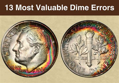 1994 P Dime Error Coins