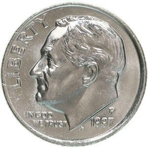 1997 P Dime Price