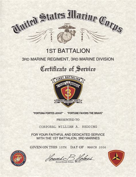 1st Battalion 3rd Marines Unit Awards