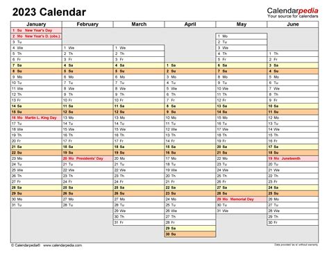 2023 Calendar Planning Tips