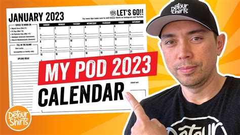 2023 Calendar Productivity Tips