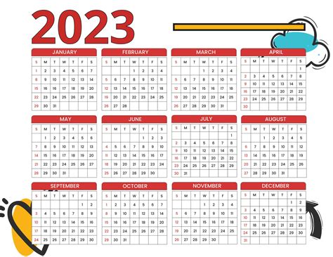 2023 Calendar Time Management