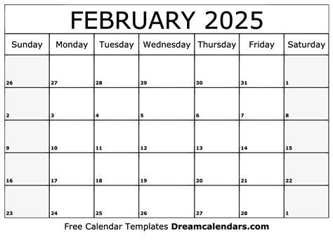 2025 Calendar Printable