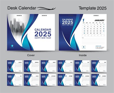 2025 Calendar Stationery