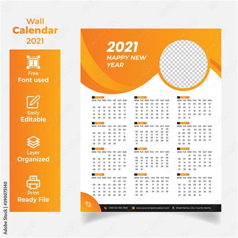 2025 calendar template adobe illustrator