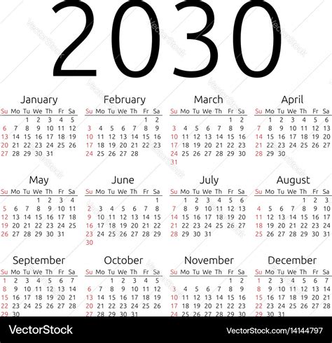 2030 Planner Calendars