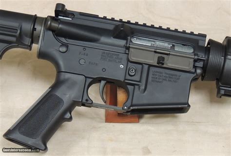 A.22 caliber AR-15 rifle with a scope