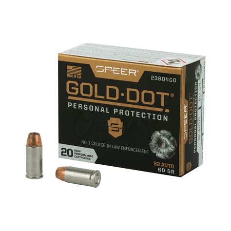 Speer Gold Dot 32 Long Ammo