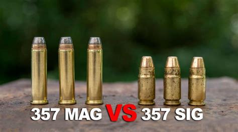 .357 SIG Caliber Cartridge