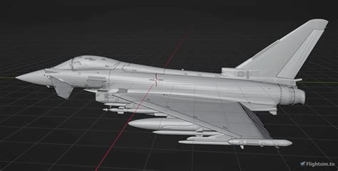 3D-Style Eurofighter Typhoon Tattoo Design