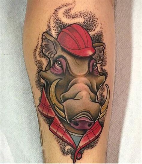 3D Warthog Tattoo