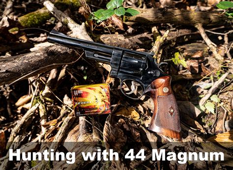 .44 Remington Magnum hunting