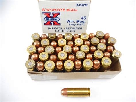 45 Winchester Magnum ammunition