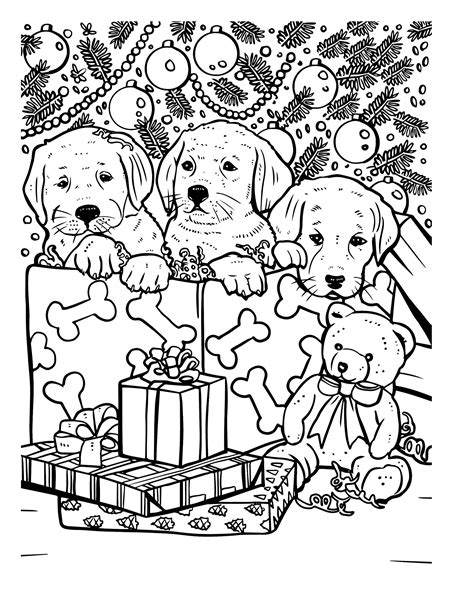 5 Free Christmas Coloring Pages