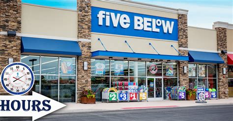 5 Below Opening Hours