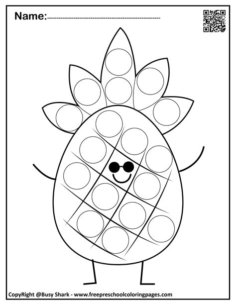 5 Dot Marker Printables Seasonal