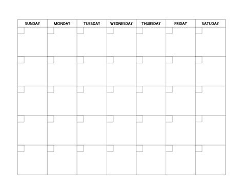 Free calendar printables