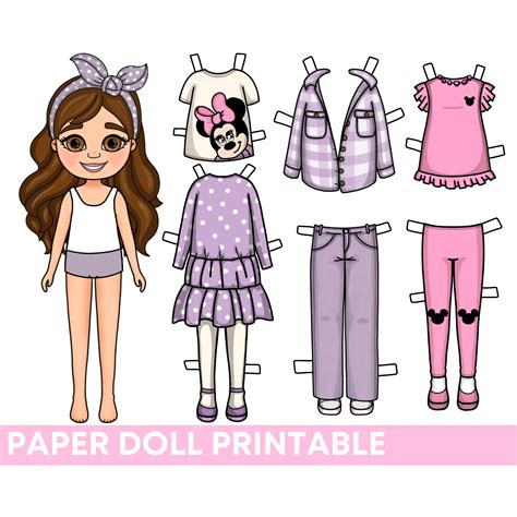 5 Free Paper Dolls Printables