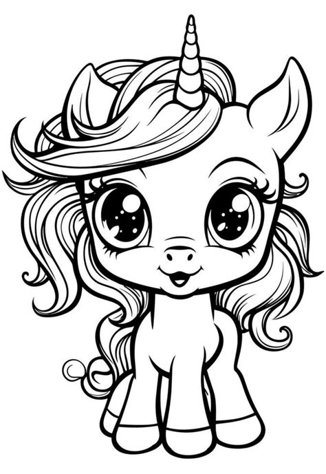 5 Free Unicorn Coloring Pages