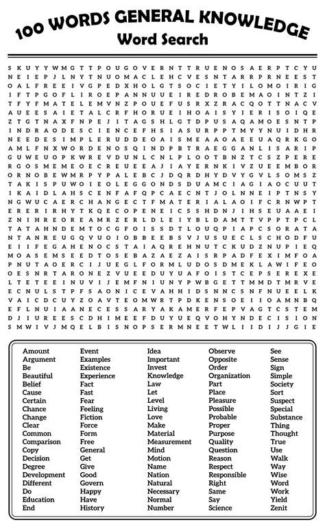 5 Free Word Searches