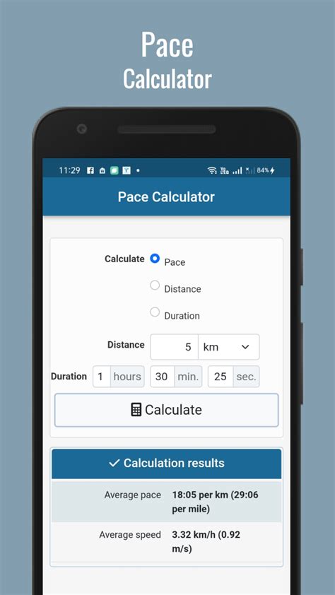 5 Pace Calendar App