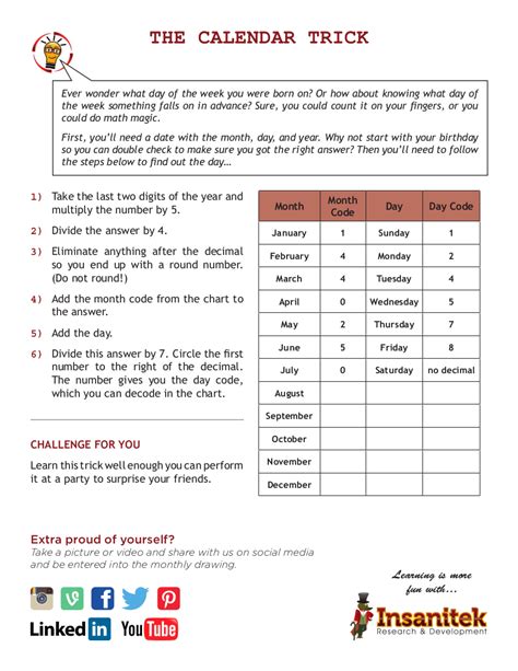 5 Pace Calendar Tricks