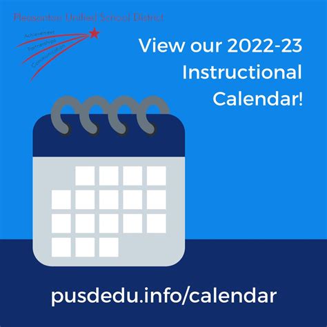 5 Pusd Calendar Balance