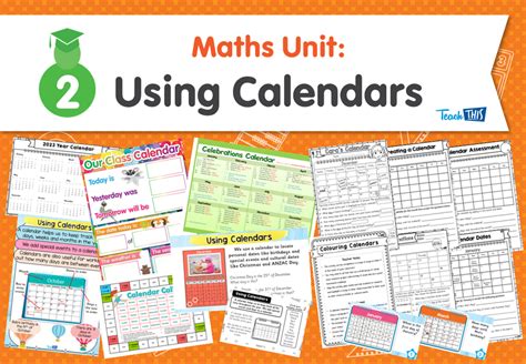 5-unit calendar examples