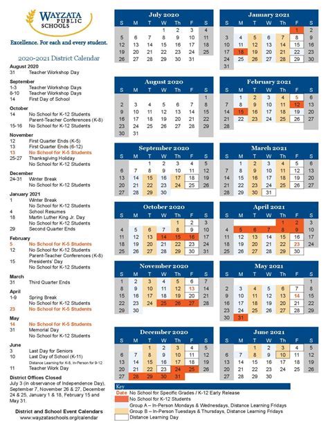 5 Ways to Use the Wayzata District Calendar