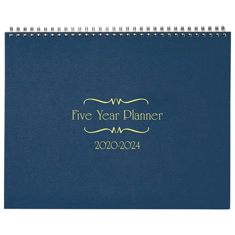 5 Year Calendar Organization