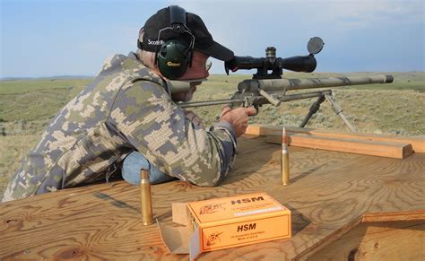 50 BMG rifle shooting