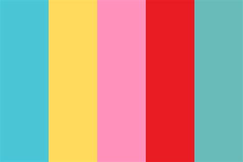 50s Color Palette Graphics