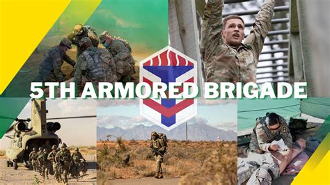 5th Armored Brigade communications team at work