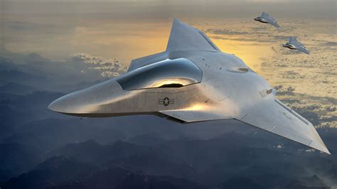 An artist's rendering of a 6th generation fighter jet