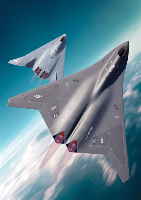 Illustration of a 6th gen fighter jet