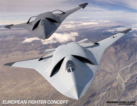 An artist's rendering of a 6th generation fighter jet's advanced materials