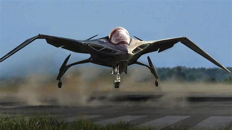 An artist's rendering of a 6th generation fighter jet's AI integration